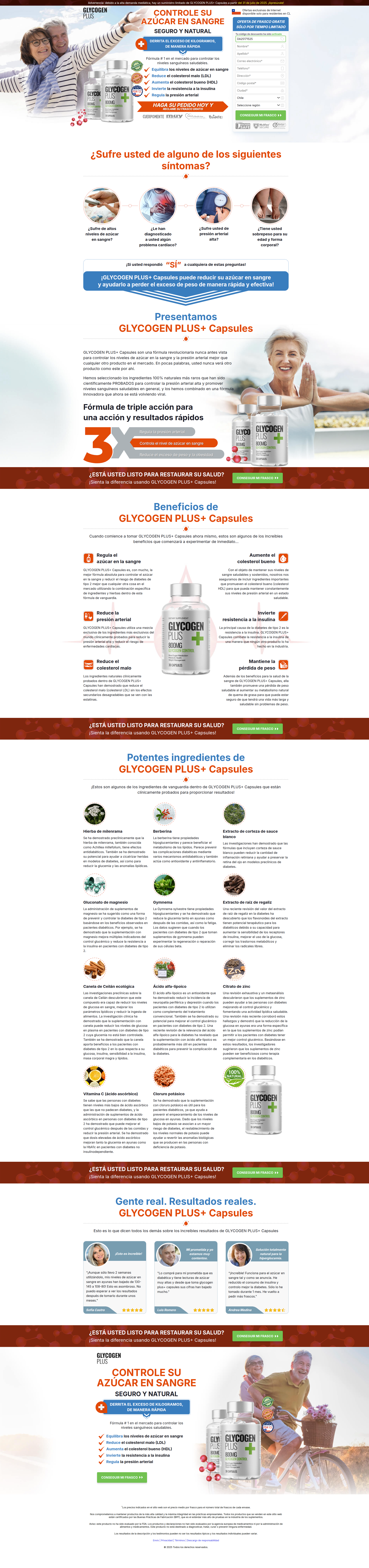 Glycogen Plus+ - Control de Azúcar en Sangre